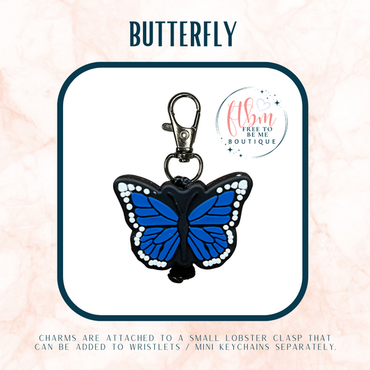 Butterfly Charm | Monarch Blue