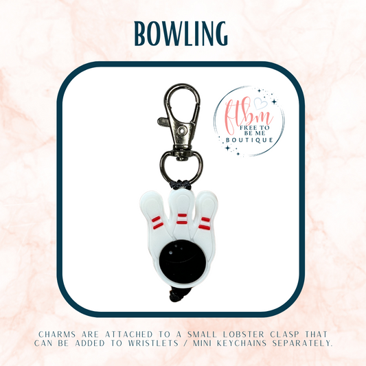 Bowling Ball & Pin Charm