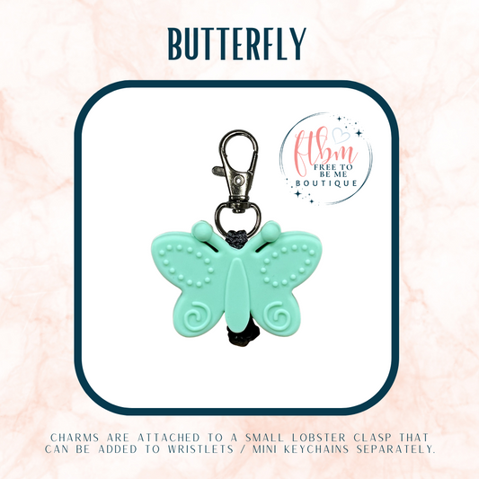 Butterfly Charm | Mint