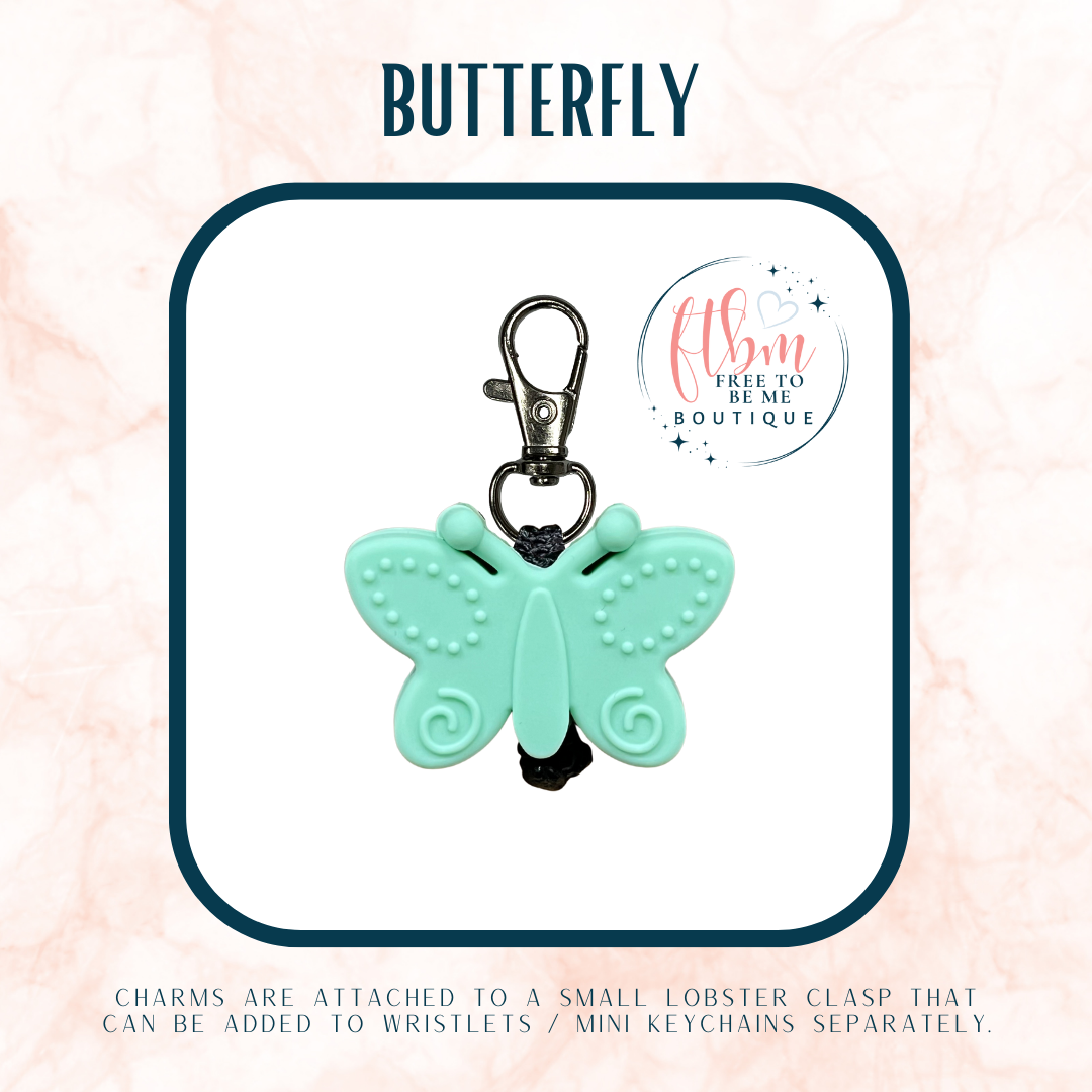 Butterfly Charm | Mint