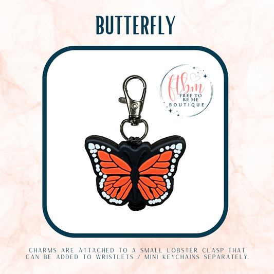 Butterfly Charm | Monarch Orange
