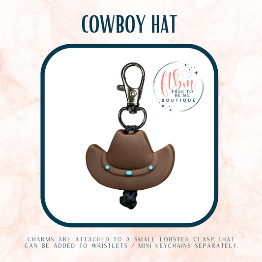 Cowboy Hat Charm | Brown