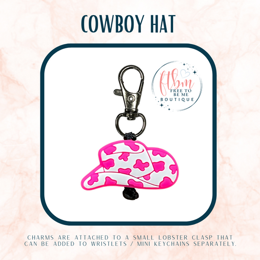 Cowboy Hat Charm | Pink