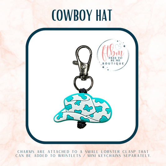 Cowboy Hat Charm | Turquoise