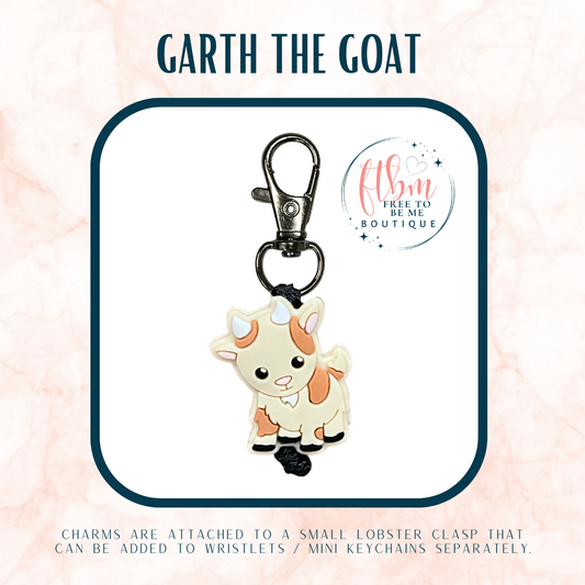 Garth the Goat Charm | Brown