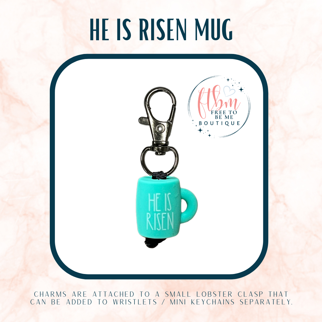 Easter | He is Risen Mug Charm