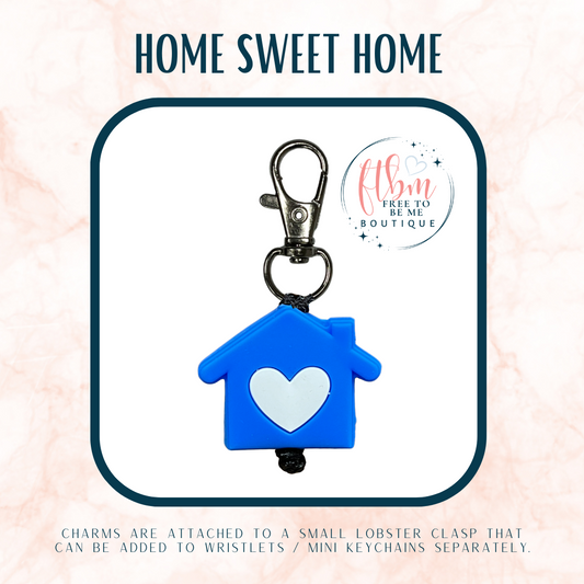 Home Sweet Home Charm | Blue