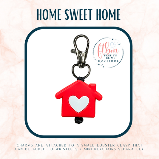 Home Sweet Home Charm | Red