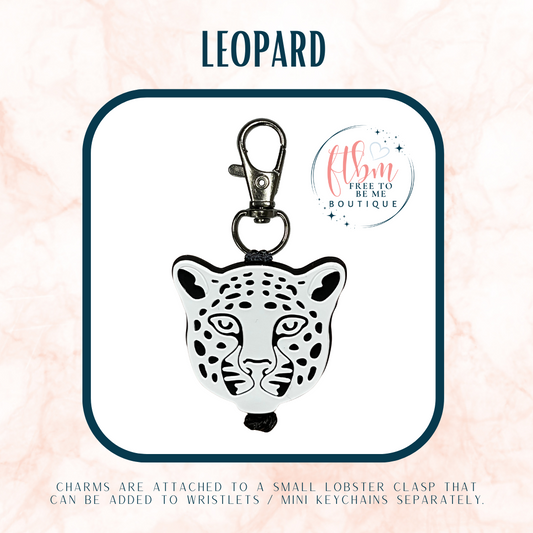 Leopard Charm | White