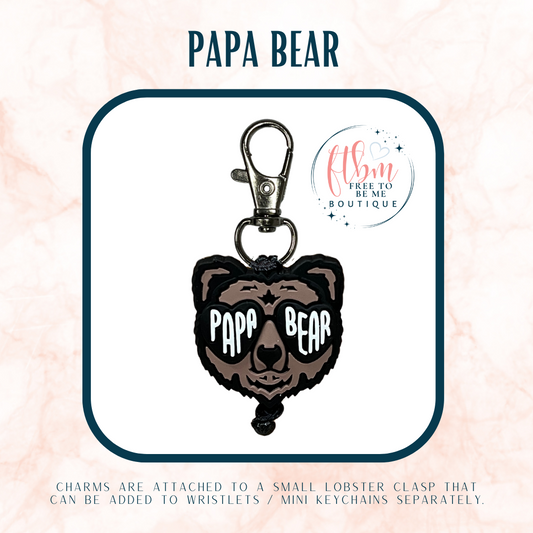 Papa Bear Charm