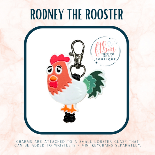 Rodney the Rooster Charm