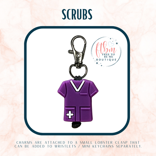 Scrubs Charm | Purple