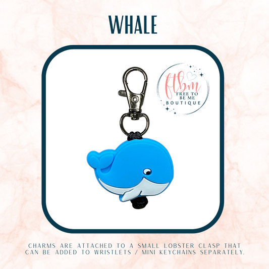 Whale Charm | Blue