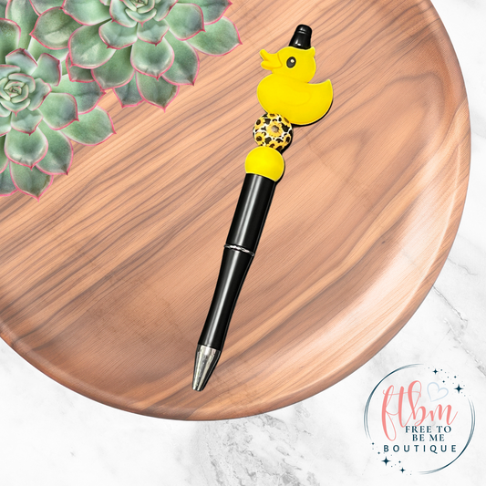 Ducky Silicone Bead Pen