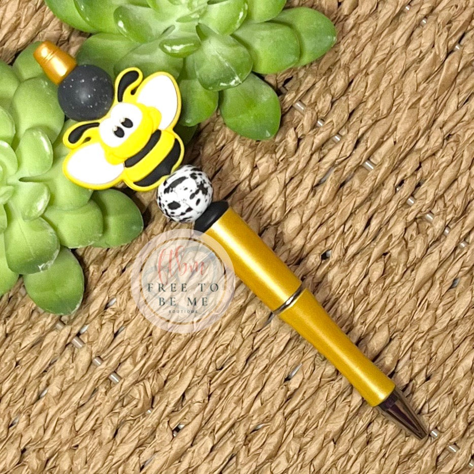 Buzzy Silicone Bead Pen – Free to be Me Boutique