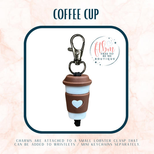 3D Coffee Cup Charm