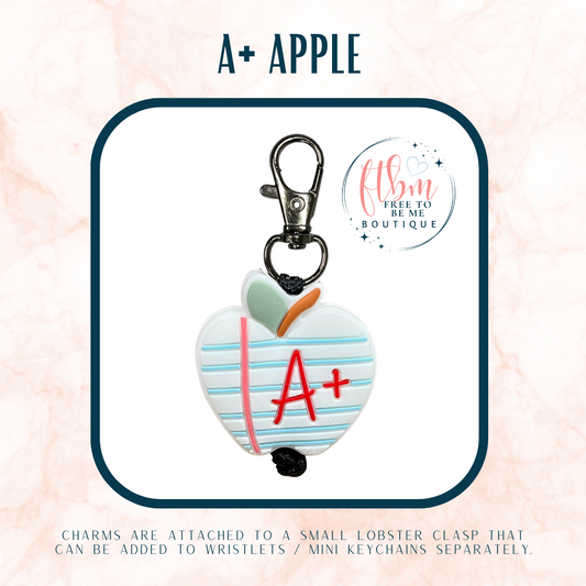 A+ Apple Charm