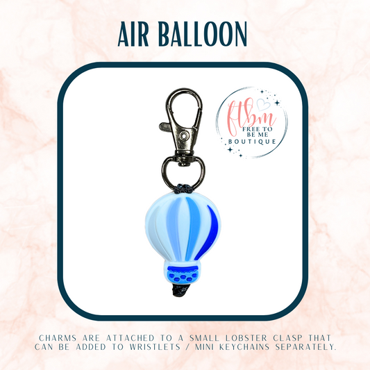 Air Balloon Charm | Blue