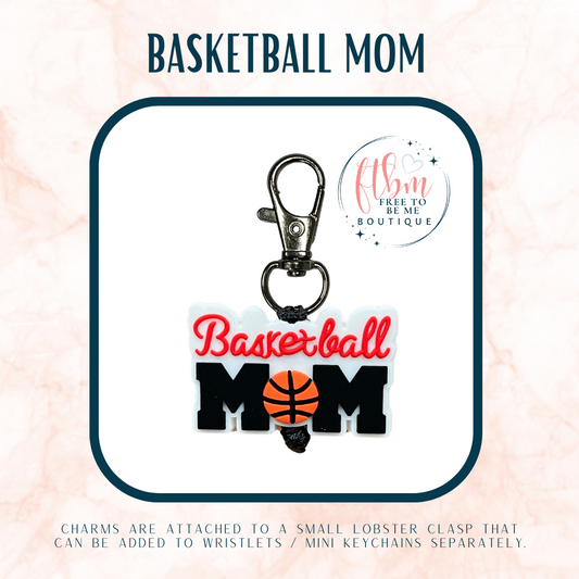 Sports Mom Charm | Basketball
