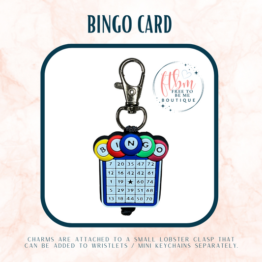 Bingo Card Charm