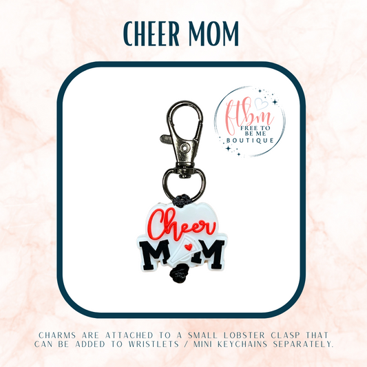 Sports Mom Charm | Cheer Small