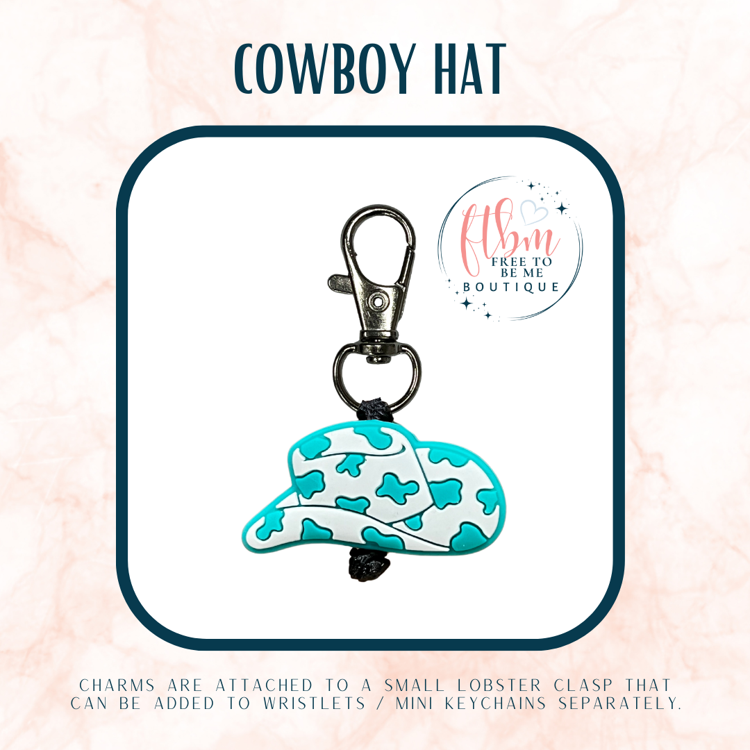 Cowboy Hat Charm | Turquoise