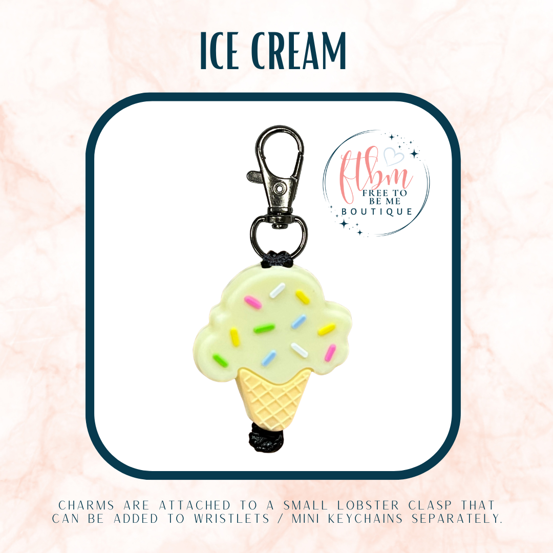 Ice Cream Charm | Yellow
