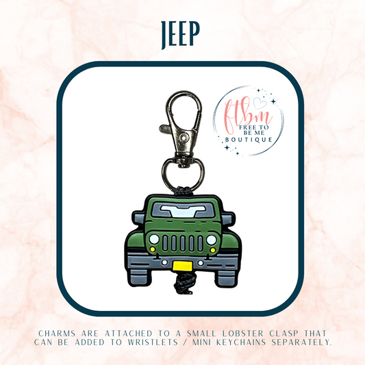 Jeep Charm | Army Green