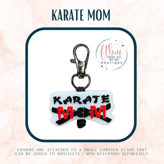 Sports Mom Charm | Karate