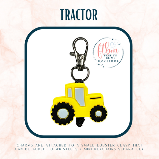 Tractor Charm | Yellow