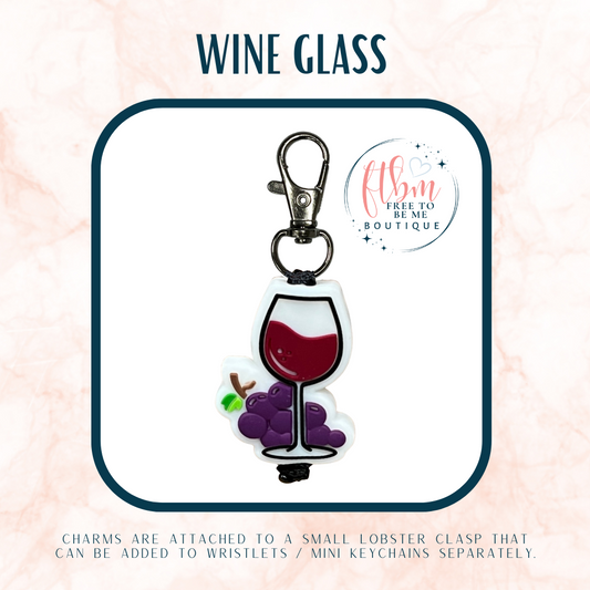 Wine Glass Charm | Red Wine