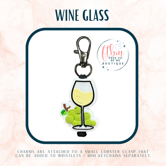 Wine Glass Charm | White Wine
