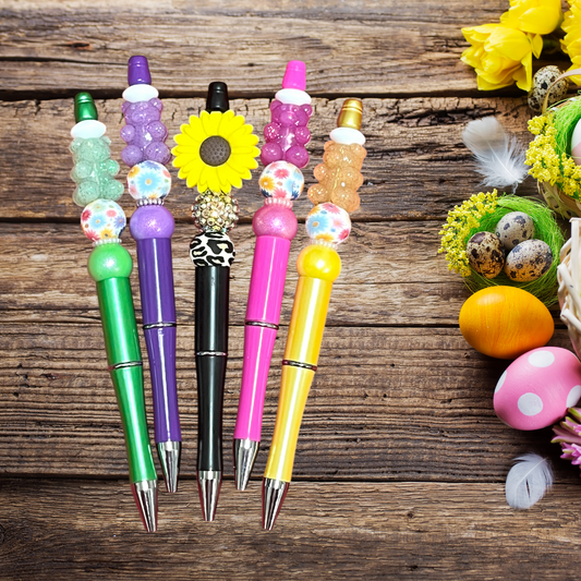 Glitter Bears & Sunflower Pen Kit