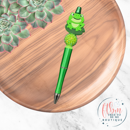 Frog Silicone Bead Pen