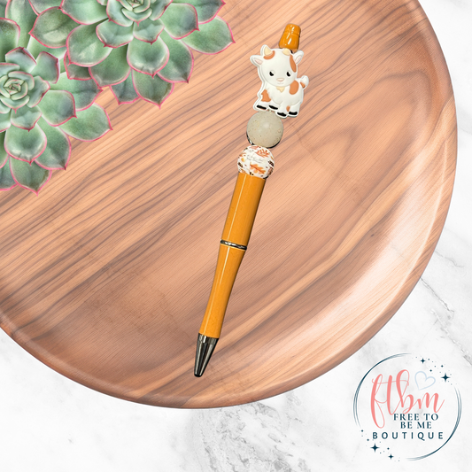 Garth the Goat Silicone Bead Pen | Tan