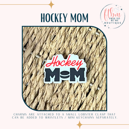 Sports Mom Charm | Hockey